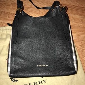 Authentic Burberry Canterbury Small Leather Tote